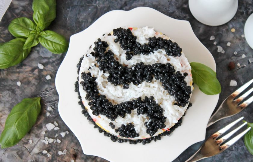 1. Этап. Салат Черное море: Приятного аппетита!