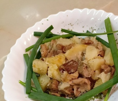 1. Этап. Картошка с вешенками, томленая в духовке: Приятного аппетита!