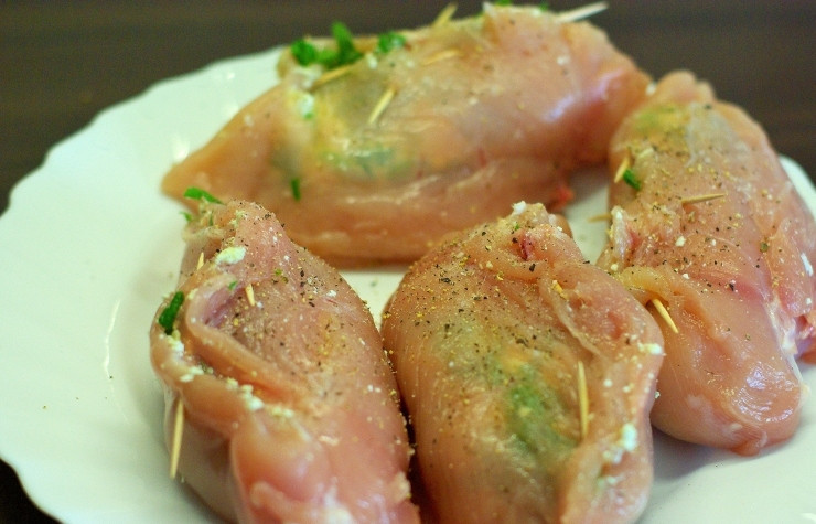1. Этап. Рулетики из куриной грудки: Куриные рулетики 