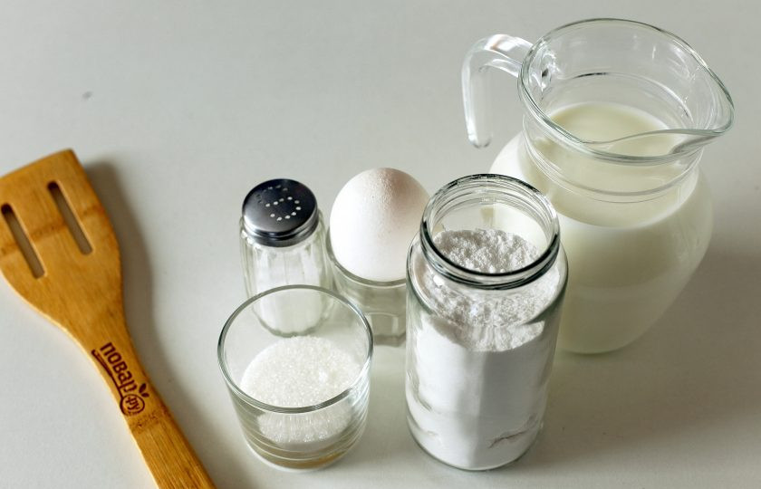 1. Этап. Молочный суп по-могилевски: Подготовьте все ингредиенты.