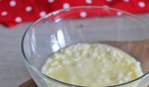 1. Этап. Омлет «На ужин»: Перемешать до однородной массы.