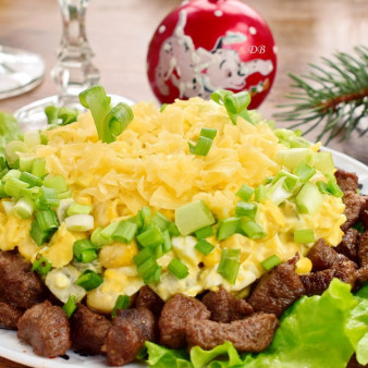 Вкуснейший салат Cказочная поляна