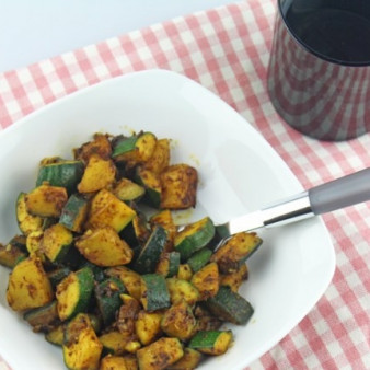 Жареная картошечка с кабачком