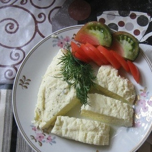 Вареный омлет в пакете