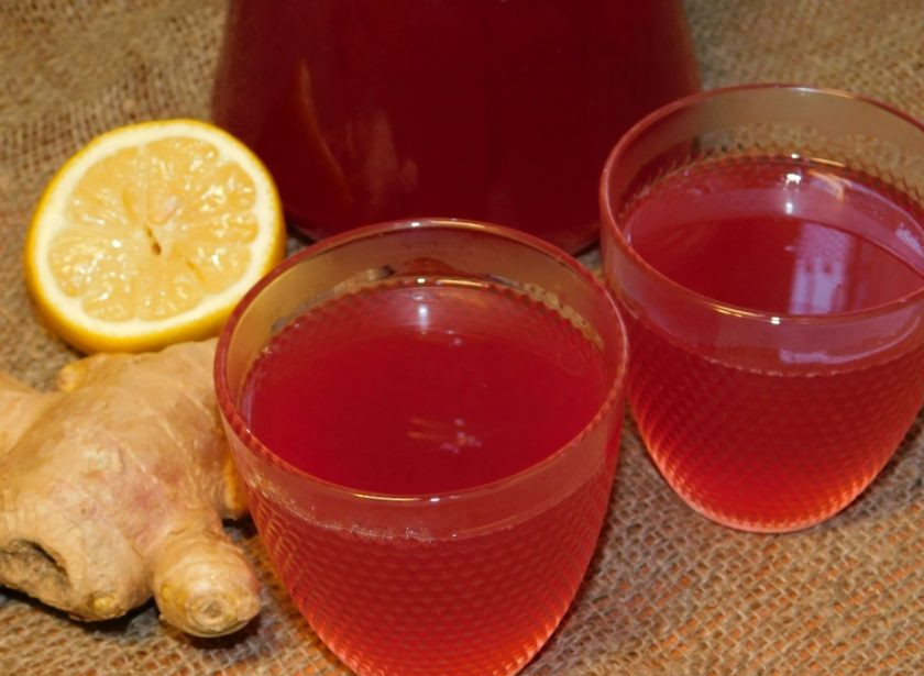 1. Этап. Противовирусный имбирный напиток с клюквой: Пейте его в горячем или теплом виде. Приятного аппетита!