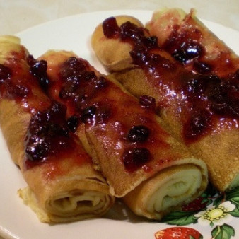 Блины в бутылке на кефире