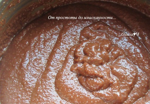 1. Этап. Шоколадный торт с ягодным желе: Перемешайте. По желанию взбейте миксером несколько минут.