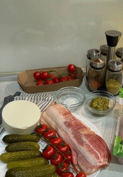 1. Этап. Праздничные кармашки по-питерски: Подготовить ингредиенты