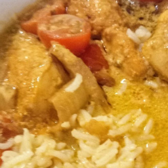 Карри из курицы с лавровым листом