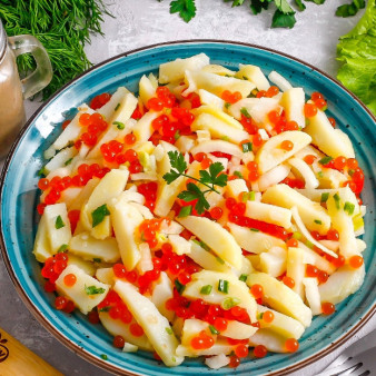 Салат с икрой