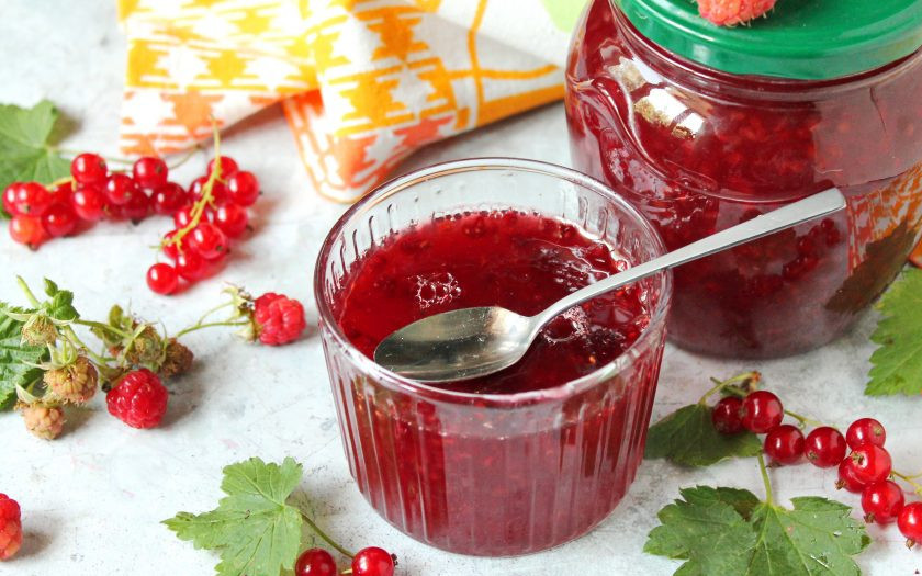 1. Этап. Варенье из малины и красной смородины: Приятных заготовок!