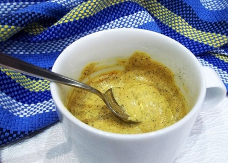 1. Этап. Горчичный маринад для свинины: Хорошо перемешаем все ингредиенты до получения однородной массы.