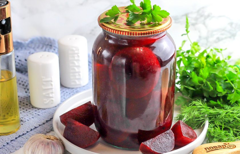 1. Этап. Маринованная свекла на зиму в банках целиком: Затем переместите заготовку в кладовую и храните до зимы.