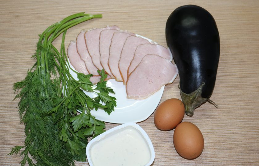 1. Этап. Порционный салат на Новый год: Подготовьте ингредиенты