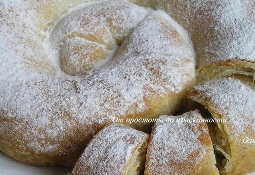 1. Этап. Энсаймада или Булочки-улитки: Остудите, нарежьте и подавайте к столу.