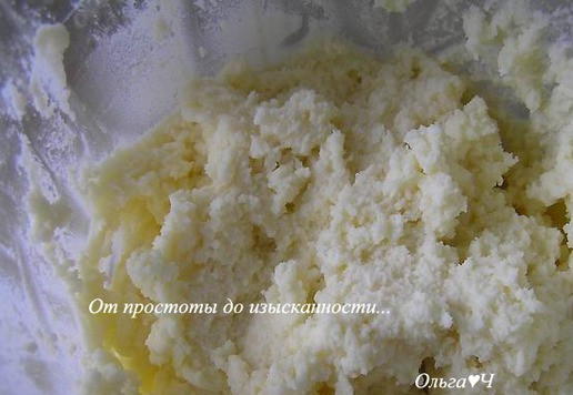 1. Этап. Сочники с кокосовой стружкой: Перемешайте.