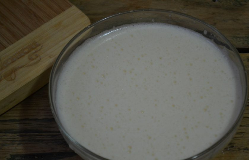 1. Этап. Торт Панчо: 3. Масса должна увеличиться в объеме примерно в три раза.