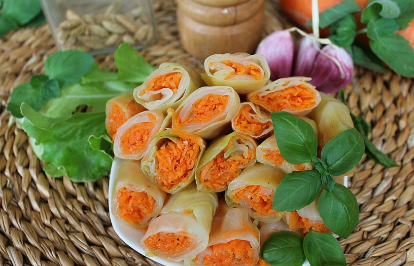 1. Этап. Капуста фаршированная морковью: Капуста фаршированная морковью готова. Приятного аппетита!