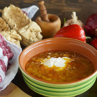 Деревенские зимние щи