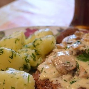 Сырно-грибной соус