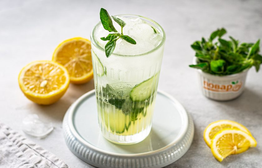 1. Этап. Лимонад Орегано Физз: Лимонад 