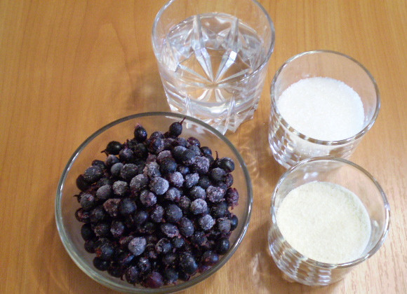 1. Этап. Смородиновый десерт: 1. Приготовим продукты для десерта.