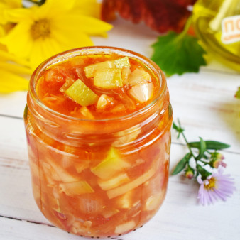 Салат из кабачков от Ирины Хлебниковой