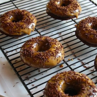 Пончики на сгущенке