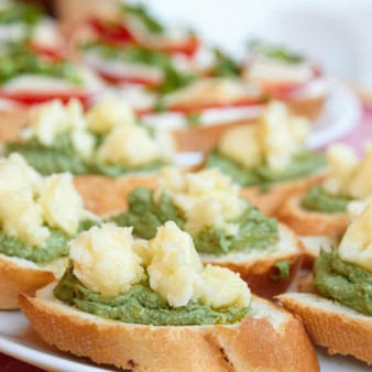 Гренки с крапивой