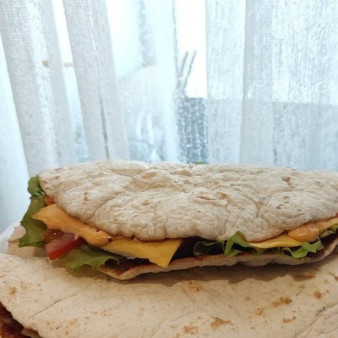 Бургер в лепёшке