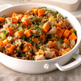 Sweet Potato and Turkey Couscous