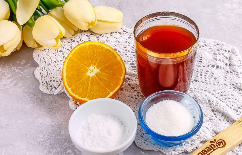 1. Этап. Соус Мадера: Подготовьте указанные ингредиенты. Вино лучше использовать столового сорта.