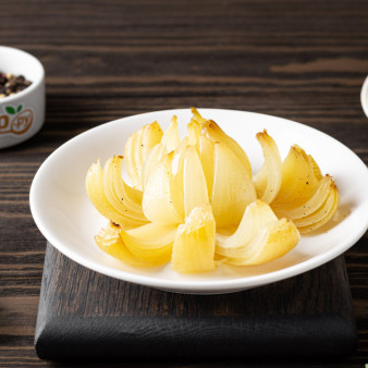 Запеченный луковый цветок