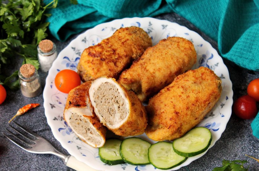 1. Этап. Куриные рулетики замороженные: Приятного аппетита!