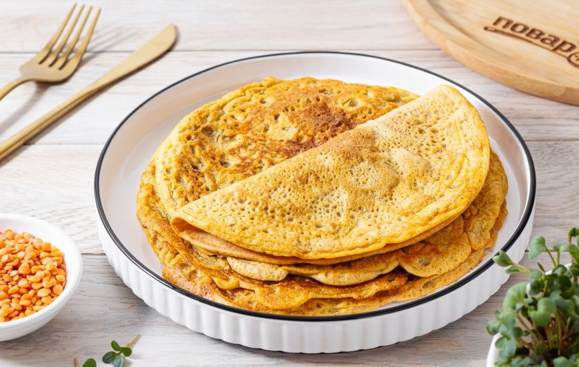 1. Этап. Лепешки из красной чечевицы: Лепешки из красной чечевицы готовы, приятного вам аппетита!