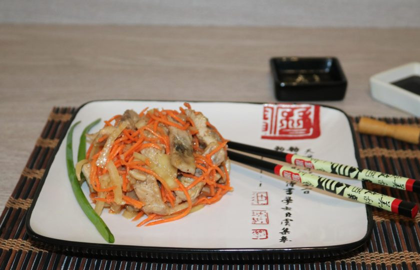 1. Этап. Хе из сельди по-корейски: Хе из сельди по-корейски готово. Приятного аппетита!