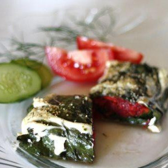 Голубцы из свекольной ботвы