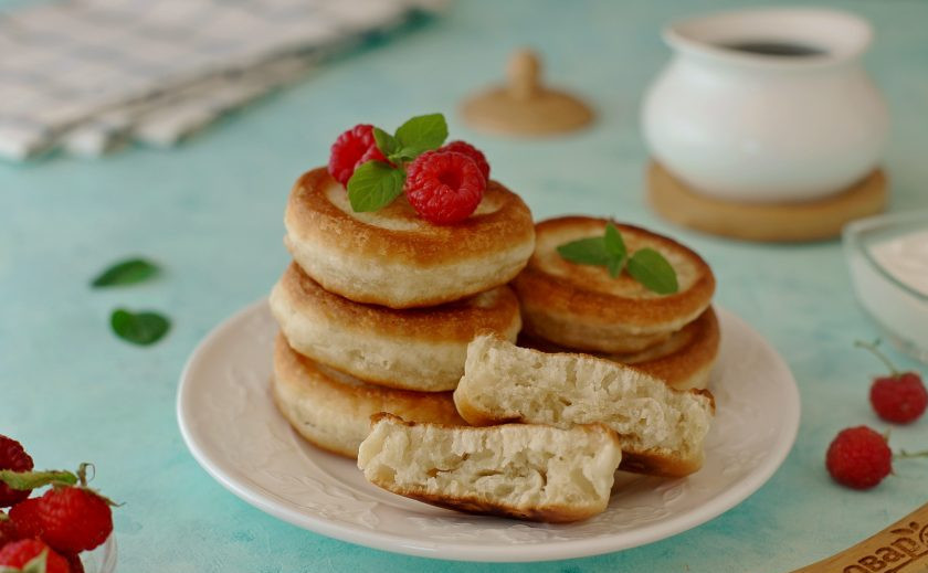 1. Этап. Оладьи на кефире с крахмалом: Оладьи на кефире с крахмалом готовы. Приятного аппетита!