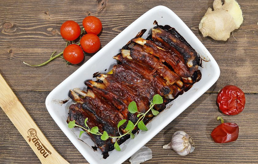 1. Этап. Свиные ребрышки в маринаде: 7. Приятного аппетита!