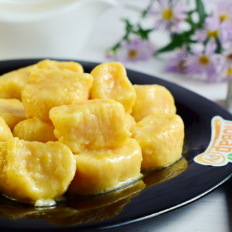 Тыквенные ленивые вареники