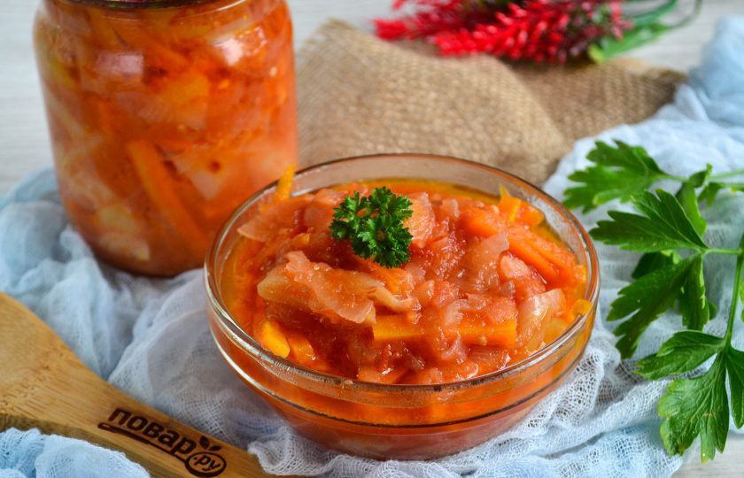 1. Этап. Закуска из перца и моркови на зиму: Вкусной вам зимы!