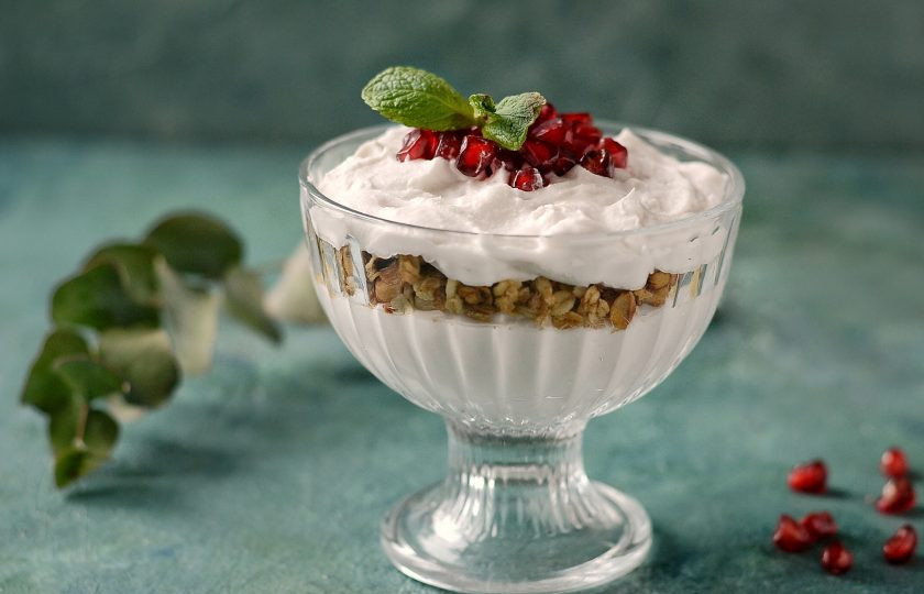 1. Этап. Кокосовое парфе: Кокосовое парфе готово, приятного аппетита!