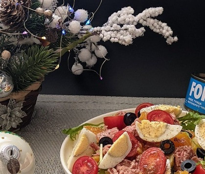 1. Этап. Салат Малагский: Приятного аппетита!