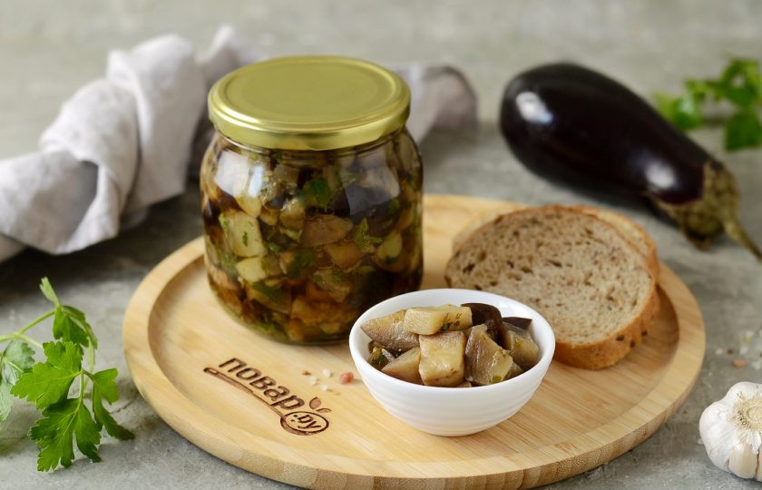 1. Этап. Соленые баклажаны на зиму: Удачных заготовок!