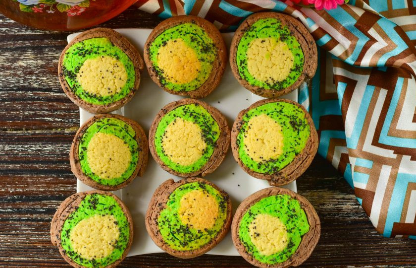 1. Этап. Печенье Киви: Вот такое красивое печенье получилось!