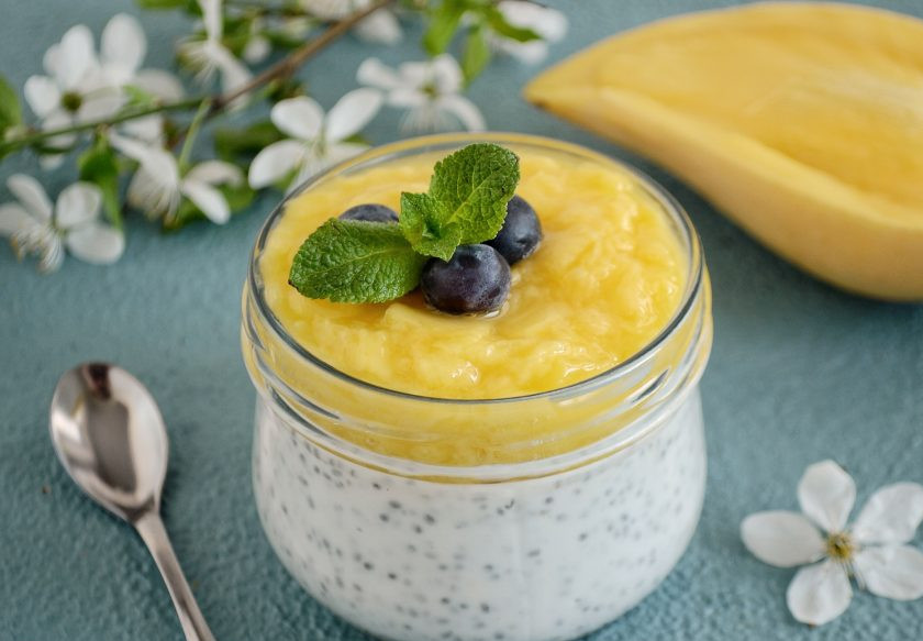 1. Этап. Чиа с манго: Чиа пудинг с манго готов, приятного аппетита!