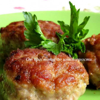 Котлеты с рыбным соусом