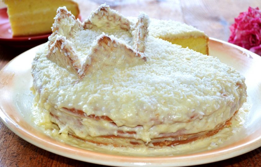 1. Этап. Торт Снежная королева: Приятного чаепития!