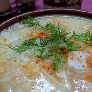 Суп из брюшек семги