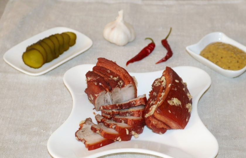 1. Этап. Подчеревок в луковой шелухе: Подчеревок в луковой шелухе готов. Приятного аппетита!